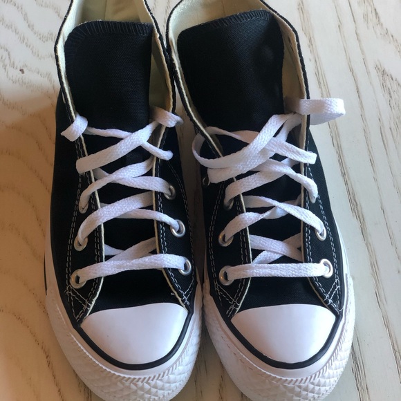 converse black new